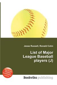 List of Major League Baseball Players (J)
