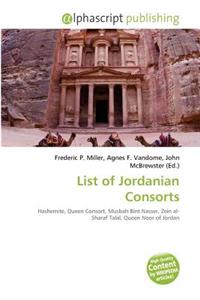 List of Jordanian Consorts