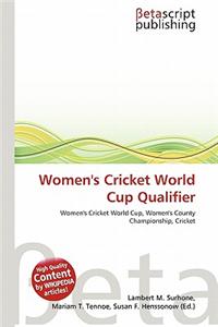 Women's Cricket World Cup Qualifier