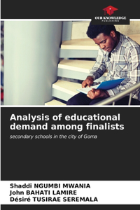 Analysis of educational demand among finalists