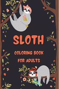 Sloth Coloring Book for Adults