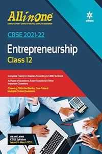 CBSE All In One Entrepreneurship Class 12 for 2022 Exam (Updated edition for Term 1 and 2)