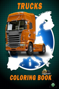 trucks coloring book