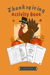 Thanksgiving Activity Book For Kids