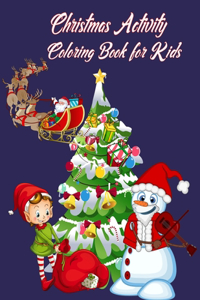 Christmas Activity Coloring Book For kids