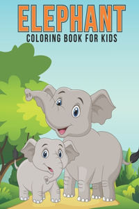 Elephent Coloring Book For Kids