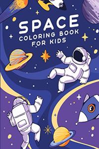 Space Coloring Book For Kids