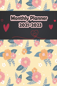 Monthly Planner 2021-2023