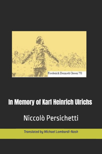 In Memory of Karl Heinrich Ulrichs