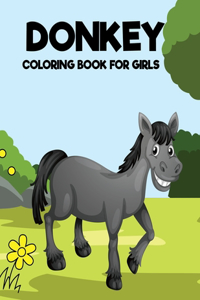 Donkey Coloring Book For Girls