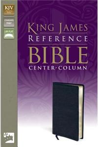 KJV, Reference Bible, Bonded Leather, Navy, Red Letter Edition