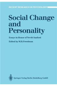 Social Change and Personality