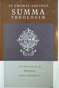 Summa Theologiae: Volume 38, Injustice: 2a2ae. 63-79