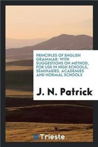 Principles of English Grammar