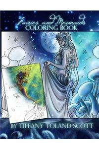 Fairies and Mermaids Coloring Book