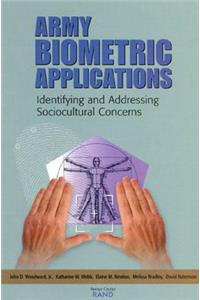 Army Biometric Applications: Identifying and Addressing Sociocultural Concerns