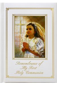 Remembrance of My First Holy Communion-Blessings-Girl