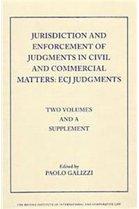 Jurisdiction and Enforcement of Judgments in Civil and Commercial Matters