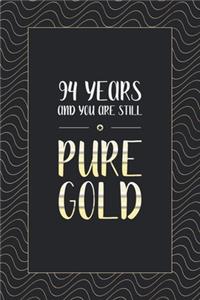 94th Birthday Notebook