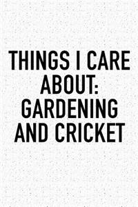 Things I Care about