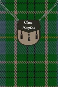 Clan Taylor Tartan Journal/Notebook