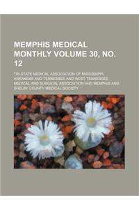 Memphis Medical Monthly Volume 30, No. 12