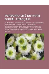 Personnalite Du Parti Social Francais