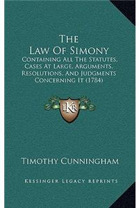 The Law of Simony