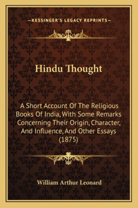 Hindu Thought