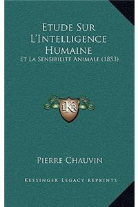 Etude Sur L'Intelligence Humaine