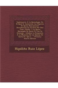 Suplemento a la Quinologia