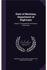 State of Montana, Department of Highways