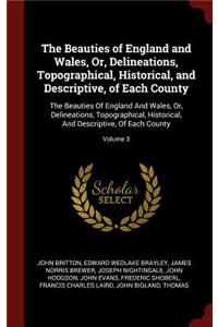 The Beauties of England and Wales, Or, Delineations, Topographical, Historical, and Descriptive, of Each County