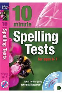 Ten Minute Spelling Tests for Ages 6-7