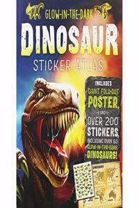 Glow-in-the-dark Dinosaur Sticker Atlas