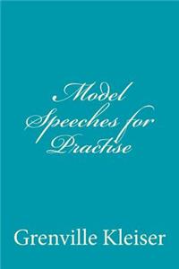 Model Speeches for Practise