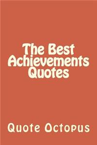 Best Achievements Quotes