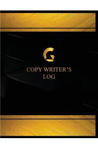 Copy Writer's Log (Log Book, Journal - 125 pgs, 8.5 X 11 inches)