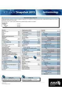 ICD-10-CM 2015 Snapshot Card - Gastroenterology