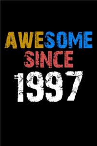 Awesome since 1997 Notebook Birthday Gift