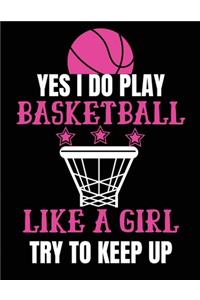 yes i do play basketball like a girl try to keep up