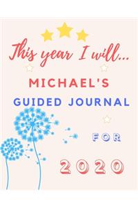 This Year I Will Michael's 2020 Guided Journal