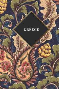 Greece: Ruled Travel Diary Notebook or Journey Journal - Lined Trip Pocketbook for Men and Women with Lines