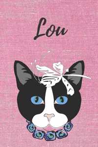 Personalisiertes Notizbuch - Katze Lou