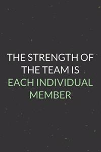The Strength Of The Team Is Each Individual Member