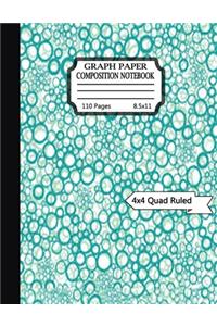 Graph paper composition notebook