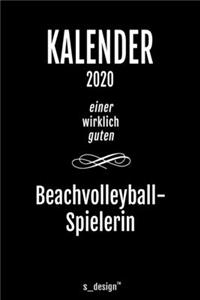 Kalender 2020 für Beachvolleyball-Spieler / Beachvolleyball-Spielerin