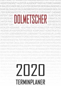 Dolmetscher - 2020 Terminplaner