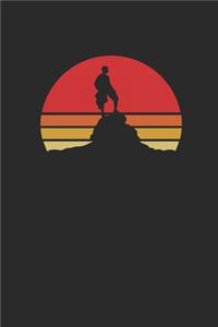 Hiking Retro Silhouette