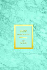 2020 Appointment Book For Secretaries